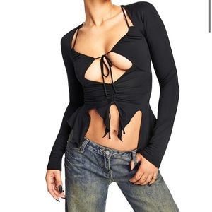 I Am Gia Svana Long sleeve black size M